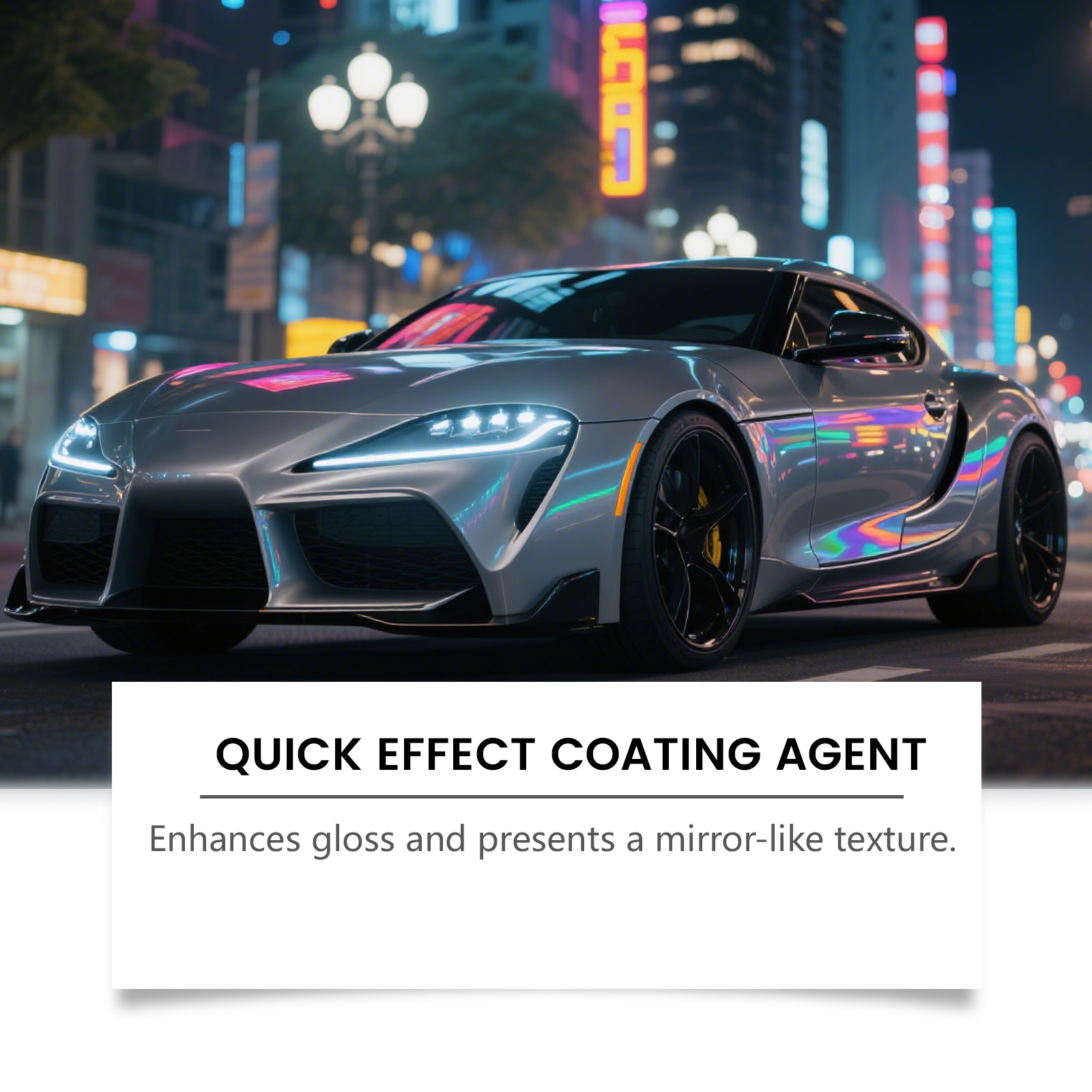 Car Coating Kit Daily Vehicle Surface Coating Clean Maintain Renew Shine Regular Care Set