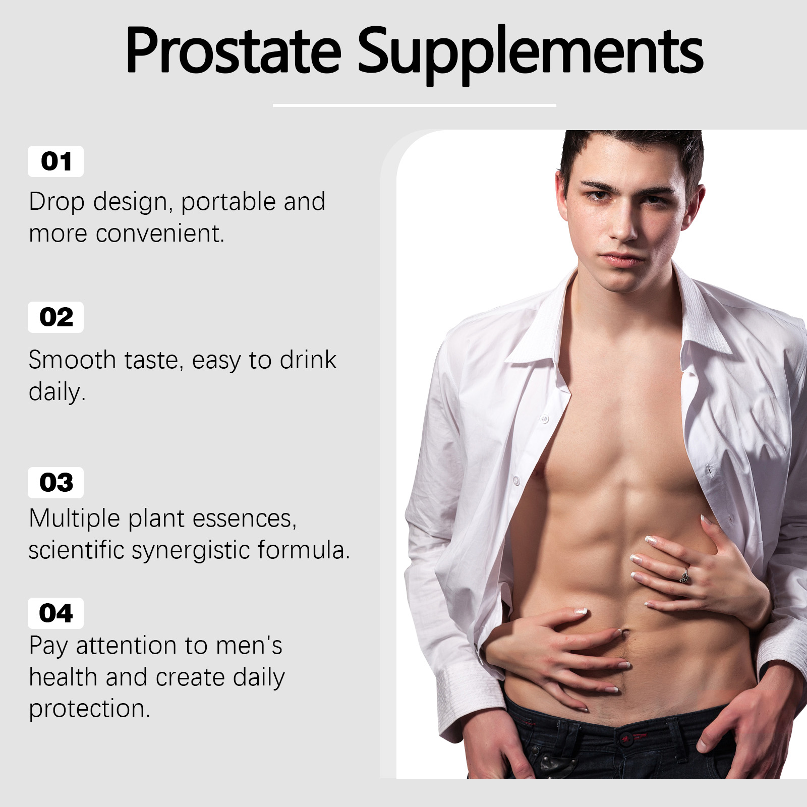 Saw Palmetto Drops Help Men Relieve Discomfort Daily Care Boost Physical Vitality Easily