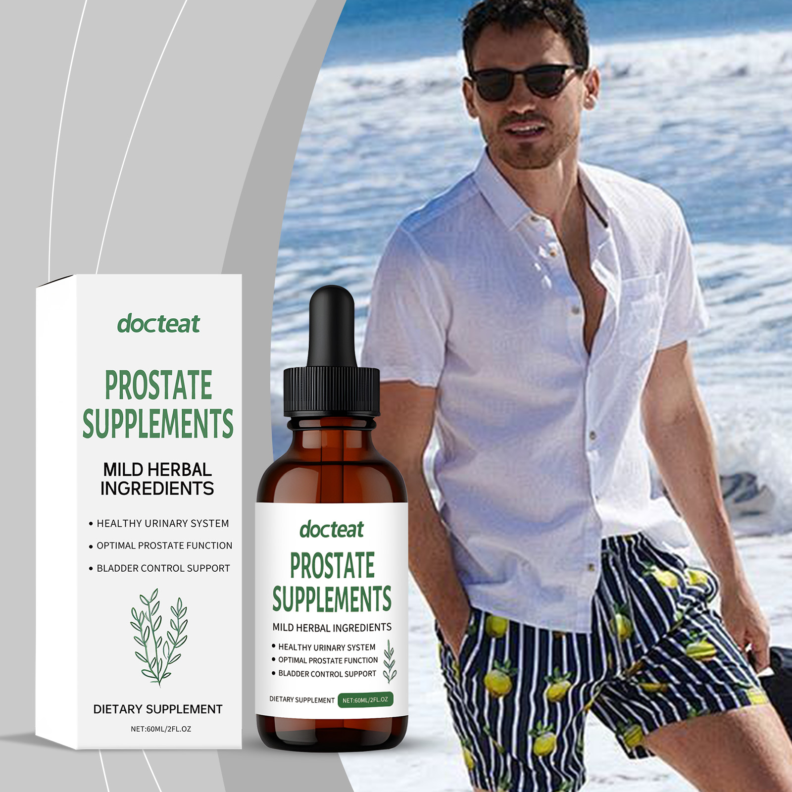 Saw Palmetto Drops Help Men Relieve Discomfort Daily Care Boost Physical Vitality Easily
