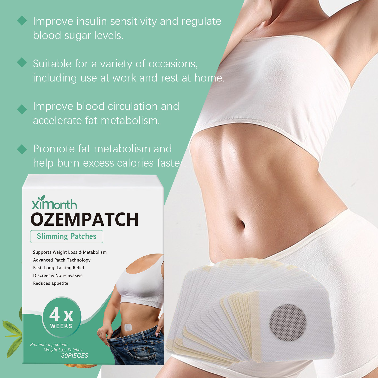 Herbal Care Patch Nourish Protect Tighten Skin Elastic Maintain Massage Body Daily Care