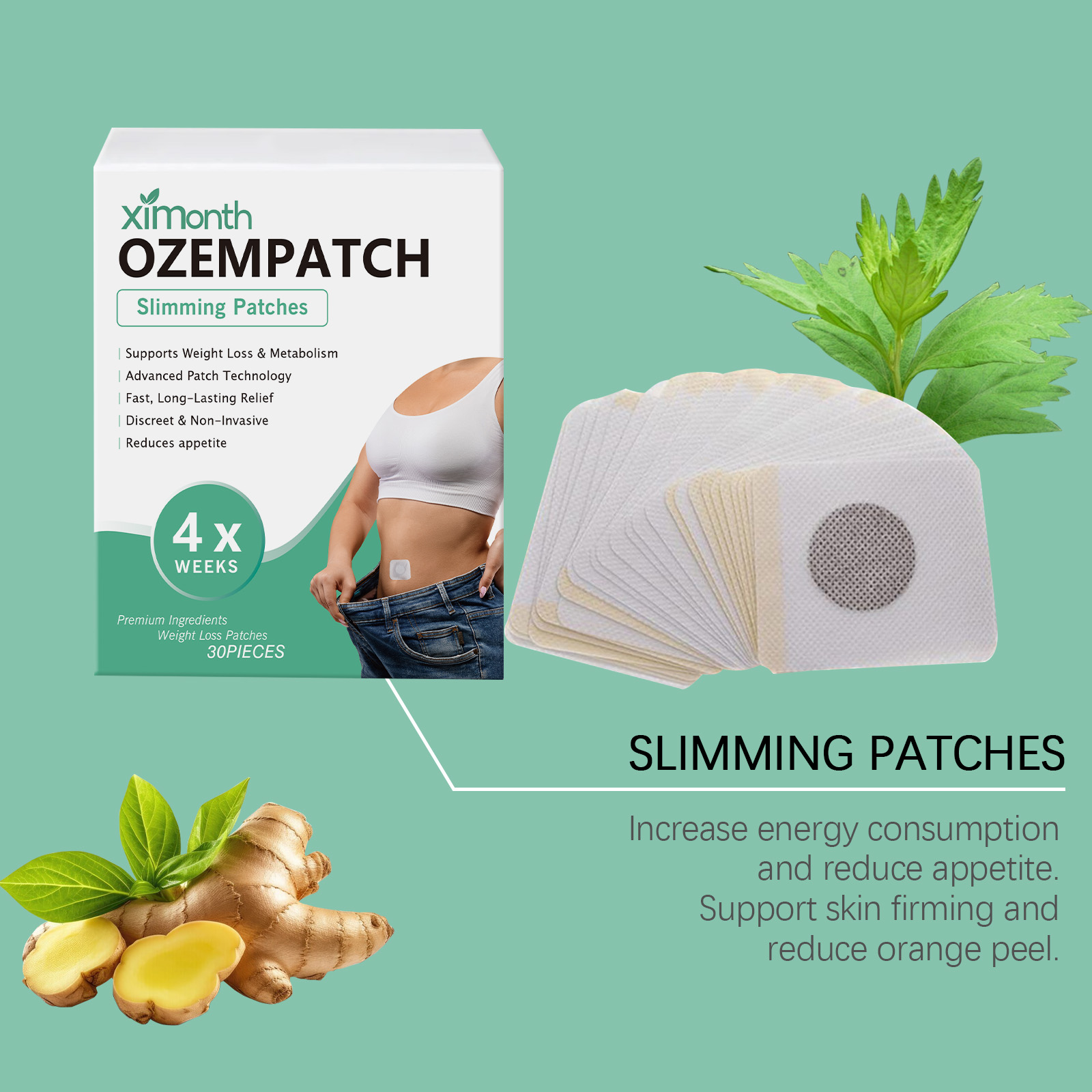 Herbal Care Patch Nourish Protect Tighten Skin Elastic Maintain Massage Body Daily Care