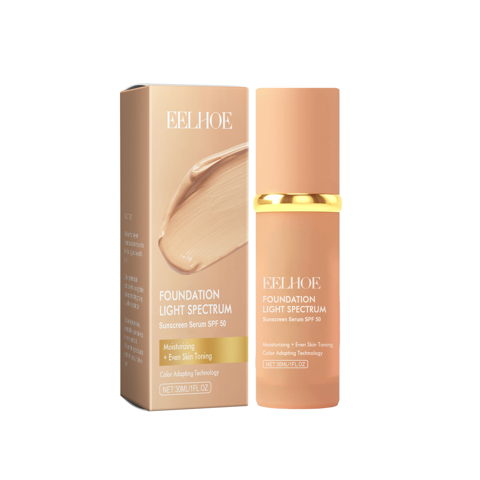 Concealing Temperature Changing Foundation Concealing Moisturizing Youthful Radiance Non Grayish Hydrating Facial Makeup