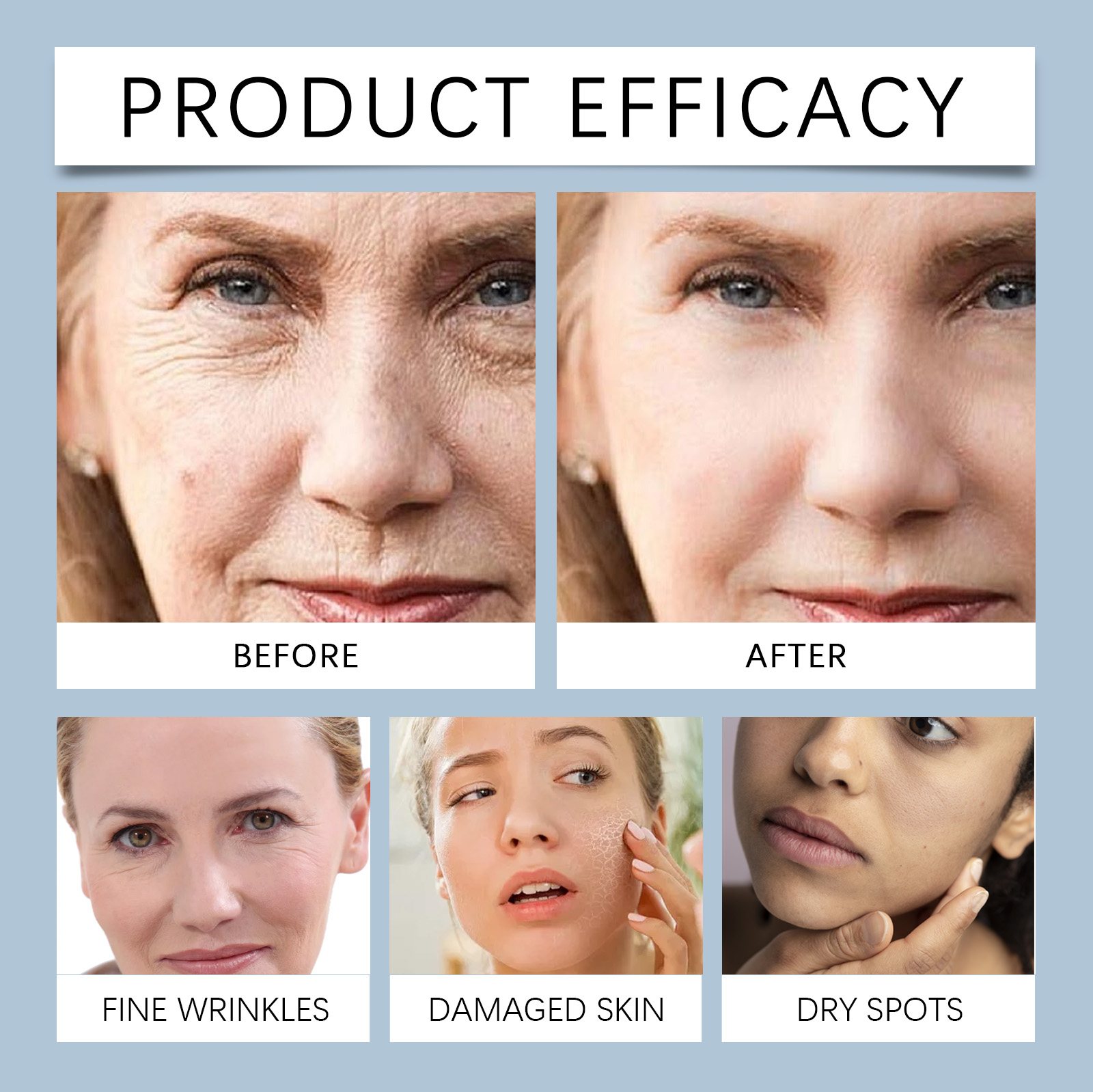 Anti Aging Anti Wrinkle Essence Liquid Fade Skin Lift Moisturize Hydrate Brighten Skin Care Essence