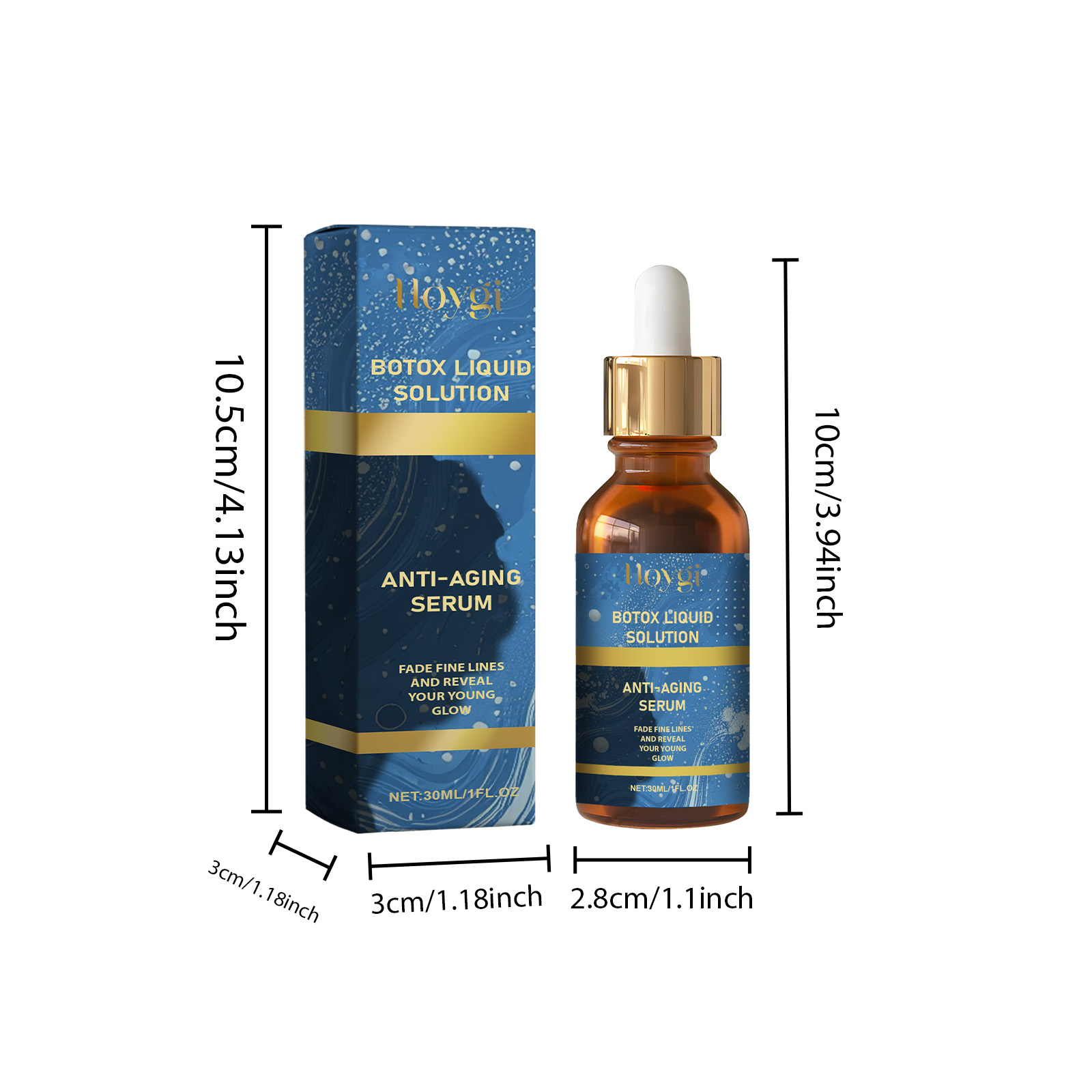 Anti Aging Anti Wrinkle Essence Liquid Fade Skin Lift Moisturize Hydrate Brighten Skin Care Essence