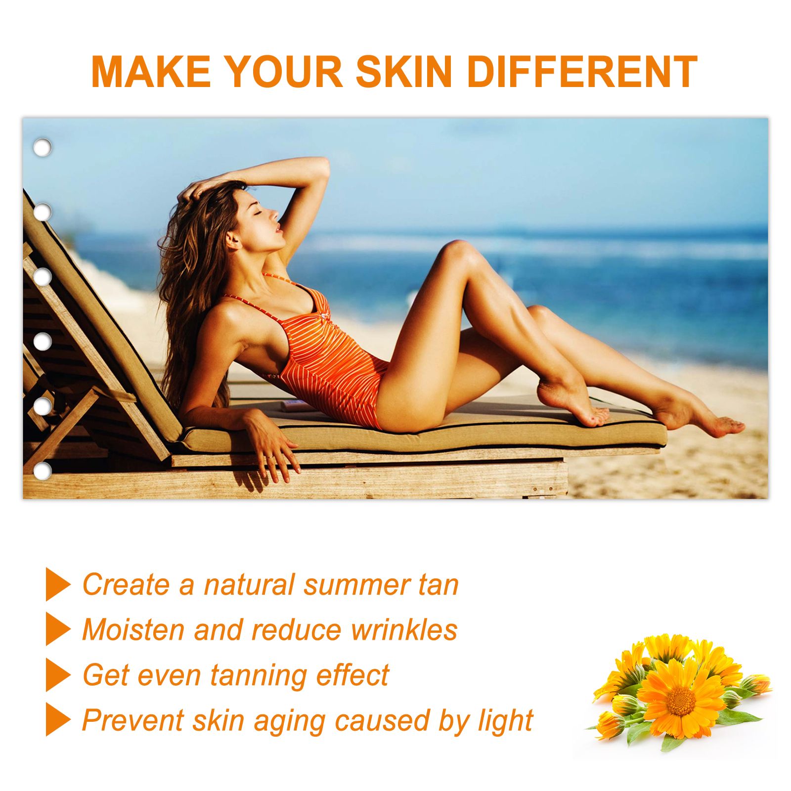 Tanning Enhancing Gel For Outdoor Beach Bronzed Glow Hydrating Daily Body Care