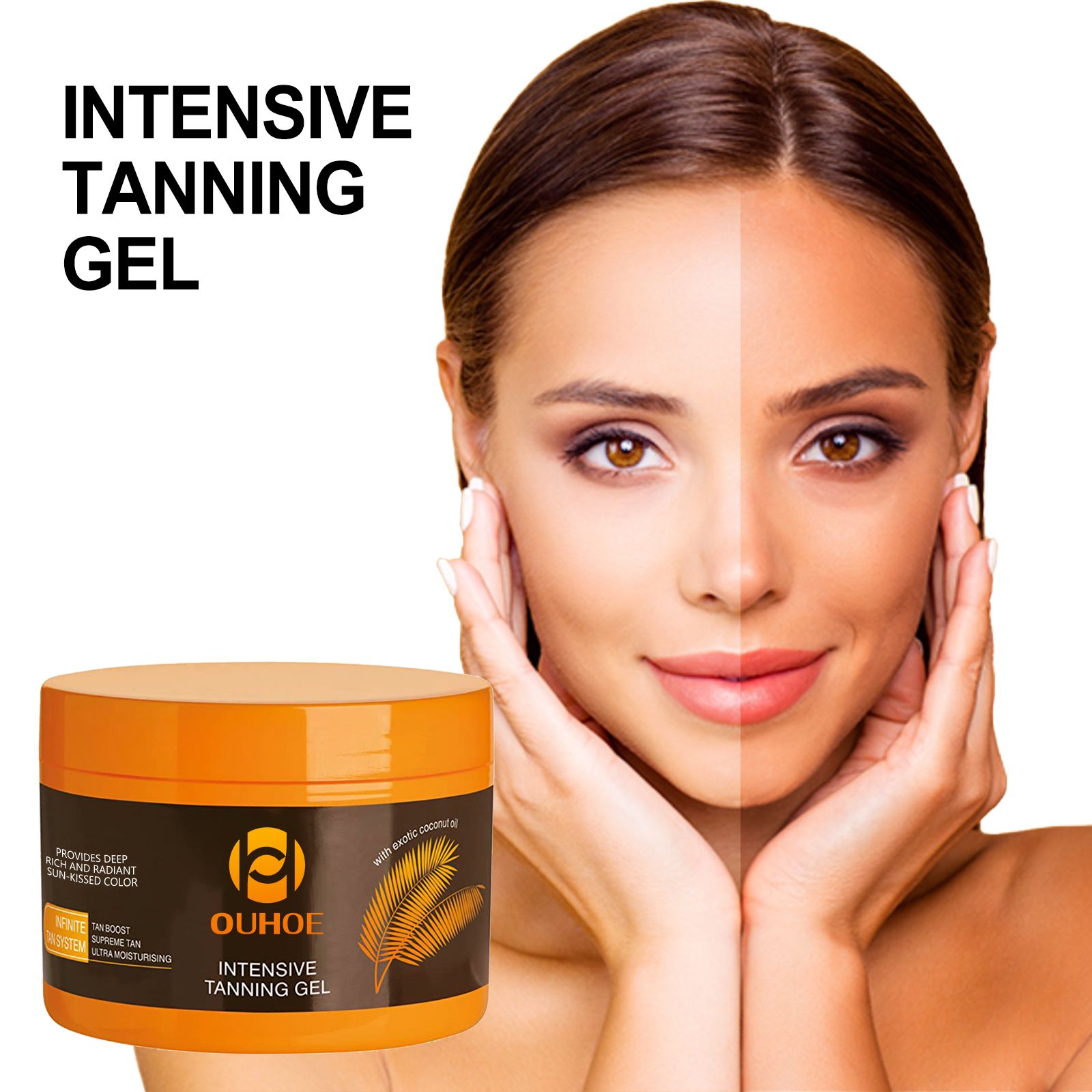 Tanning Enhancing Gel For Outdoor Beach Bronzed Glow Hydrating Daily Body Care