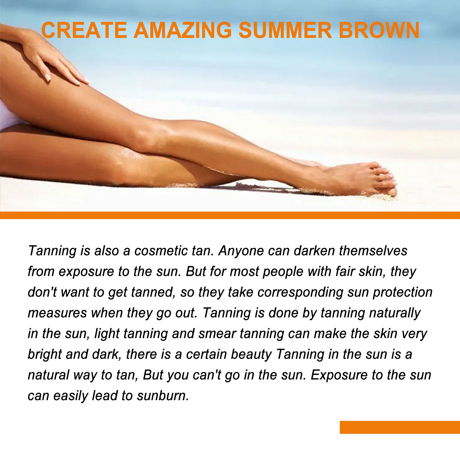 Tanning Enhancing Gel For Outdoor Beach Bronzed Glow Hydrating Daily Body Care