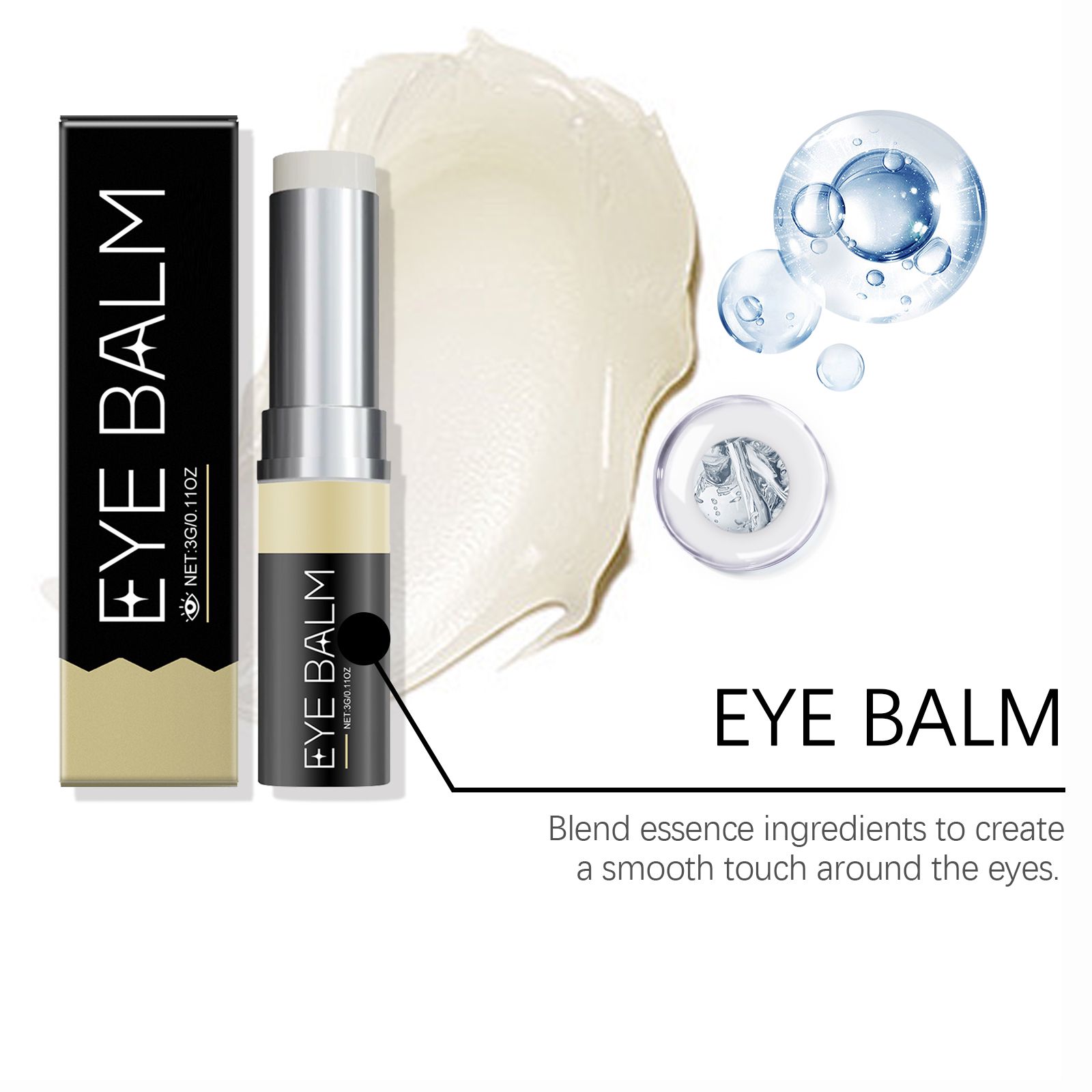 Retinol Anti Wrinkle Eye Cream Stick Firming Moisturizing For Fine Lines And Puffiness Daily Care