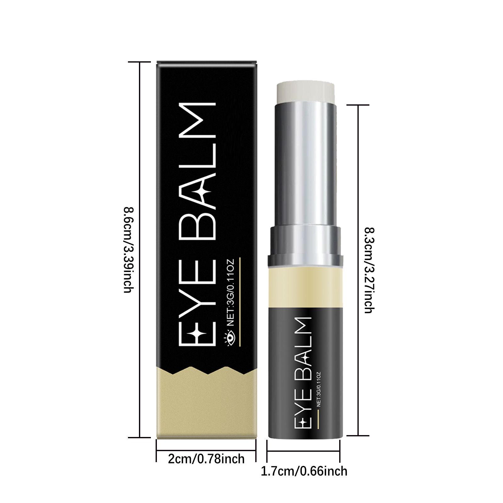 Retinol Anti Wrinkle Eye Cream Stick Firming Moisturizing For Fine Lines And Puffiness Daily Care