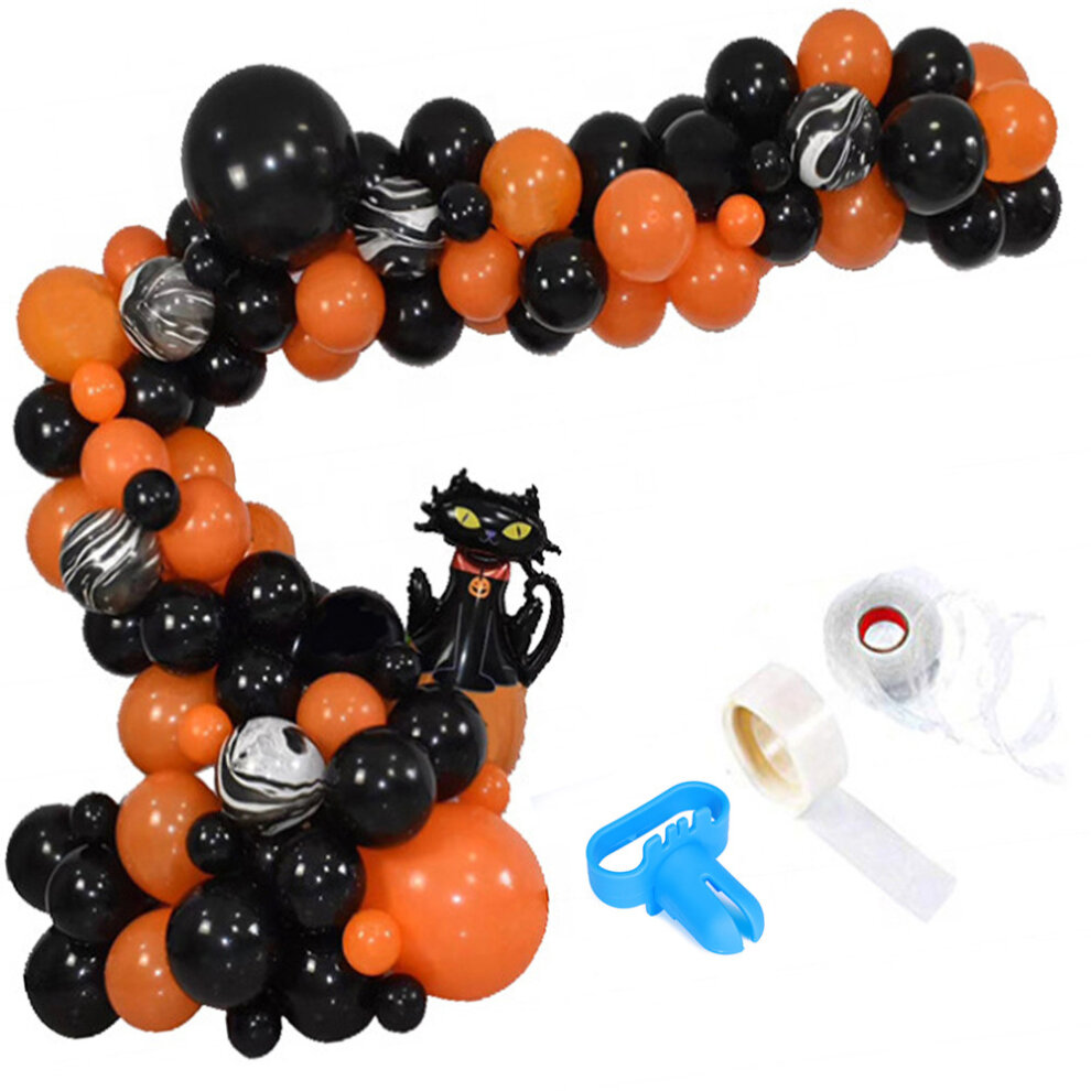 Halloween Balloon Garland Black Cat Party Ballon Arches Decor Carnival