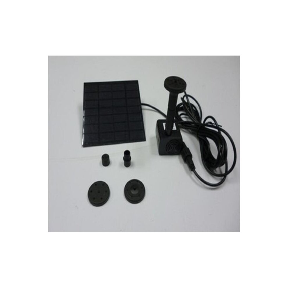 Solar Powered Floating Pump Water Fountain Birdbath Home Pool Garden Decor