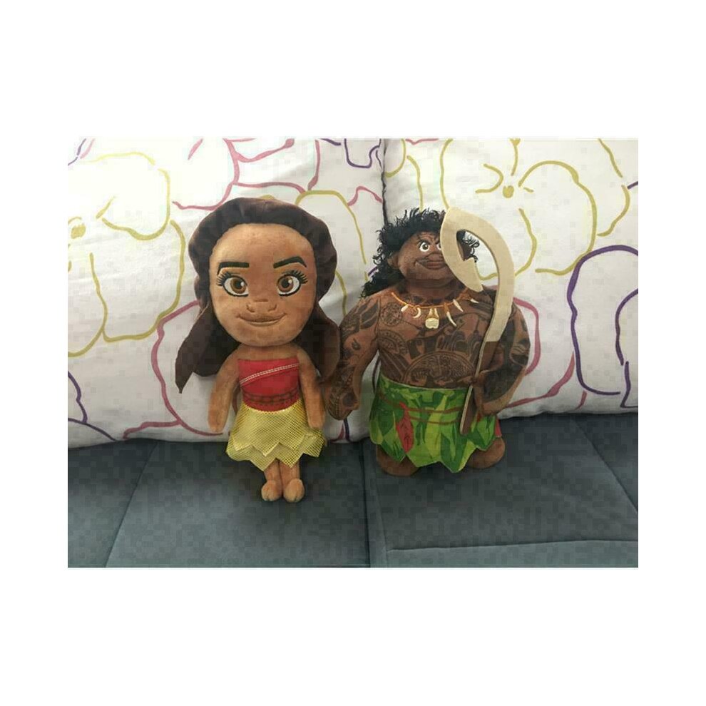4PCS/SET Moana Movie Maui Pua Heihei Cartoon Soft Plush Kids Doll Toy