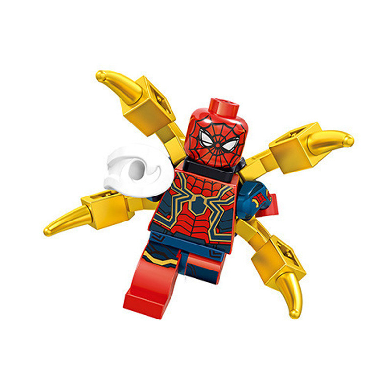 DC Marvel Superheroes Minifigures Kit 48PCS Mini Bricks Action Figure Toy Set Fit Lego Stitching Toys Playsets for Birthday Party Favors Cake Toppers Decoration Christmas Gift for Boys and Girls