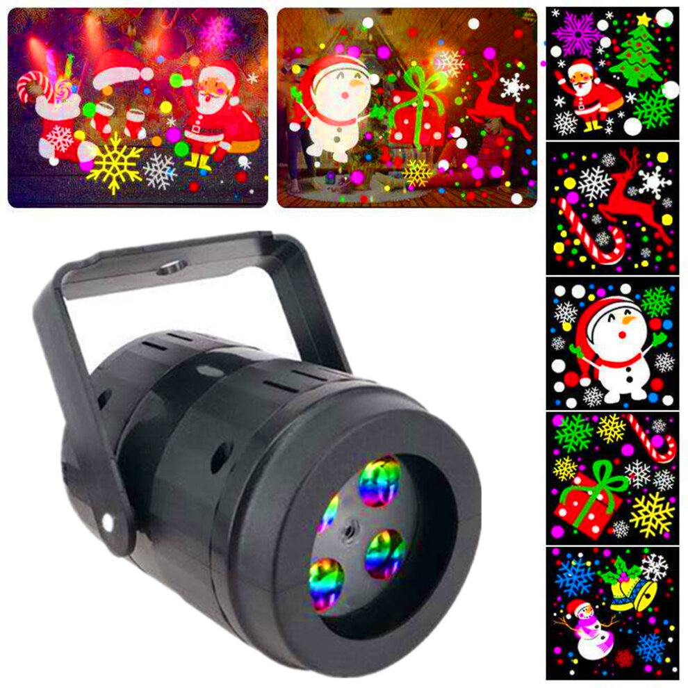 Christmas Projector LED Lights  Projection Lamp Waterproof Projection Light with 12 Slides Patterns Landscape Snowflake Elk Snowman Christmas Tree Santa Reindeer Light for Christmas Xmas Party Indoor Decorations
