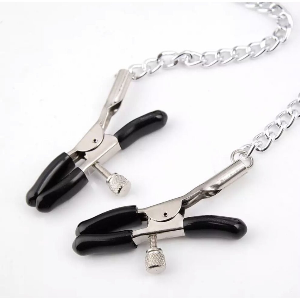 Bondage Restraint Back Handcuffs Adult Products BDSM Sex Toys with Mouth Gag and Nipple Clamps Beginner Couple SM Sex Game Device Gift for Lover