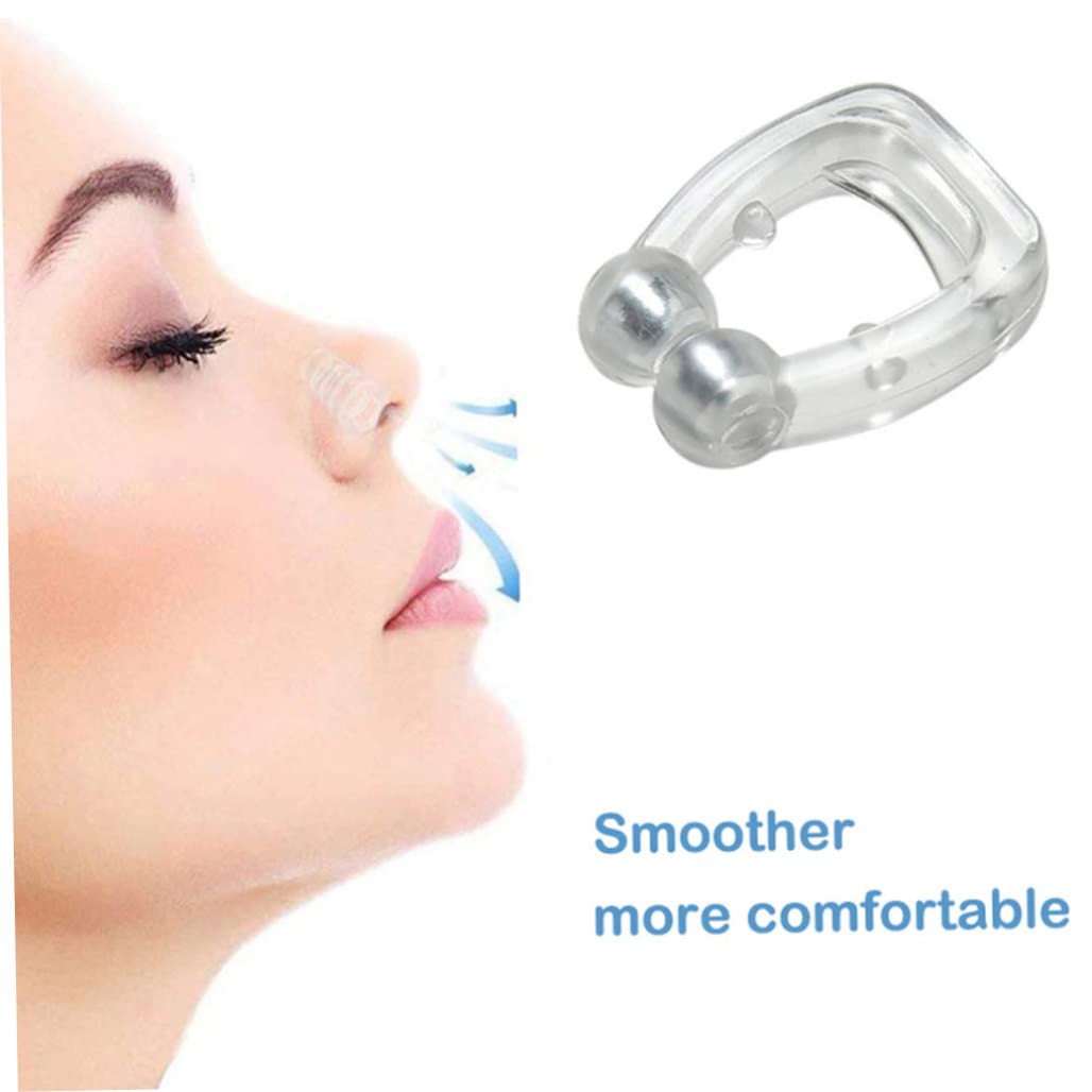 4PCS Anti Snore Clip Snoring Nose Clip Sleeping Stop Snoring Aids for Better Breathing