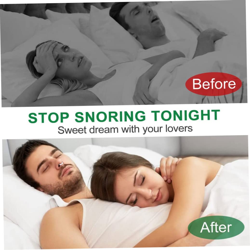 4PCS Anti Snore Clip Snoring Nose Clip Sleeping Stop Snoring Aids for Better Breathing