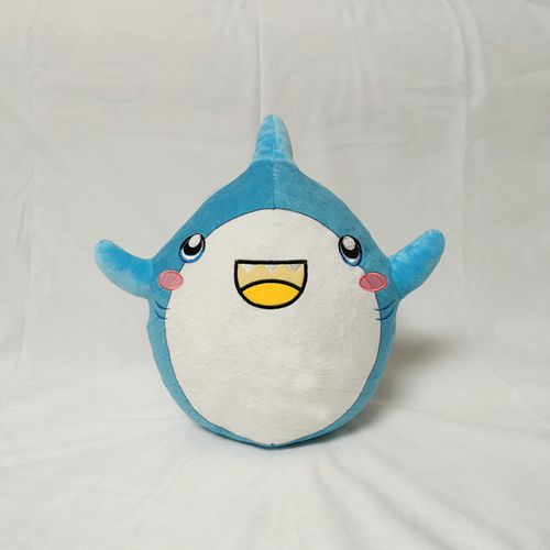 (Shark-30*35cm) Pillow Stuffed Lankybox Shark Plush Doll Kids Toys
