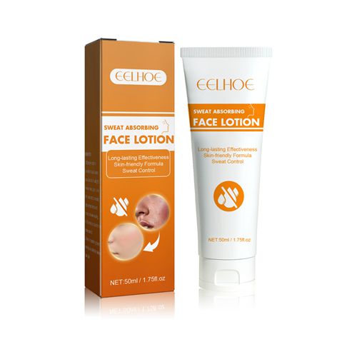 Sweat Absorbing Face Lotion Long Lasting Refreshing Oil Control Antiperspirant Anti Sweating Cream Makeup Base for Men and Women