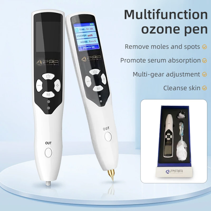 Professional Ozone Fibroblast Cold Plasma Pen Wart Freckle Wrinkle Removal Mole Dark Spot Remover Face Lifting Skin Eyelid Lift Skin Rejuvenation UK Plug