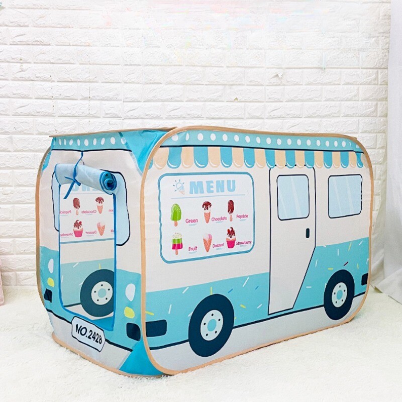 Korean Portable Foldable Play Tent Travel Folding Tent Children Boy Playhouse Kids Gifts Outdoor Toy Tenats Castle 2024New Gifts