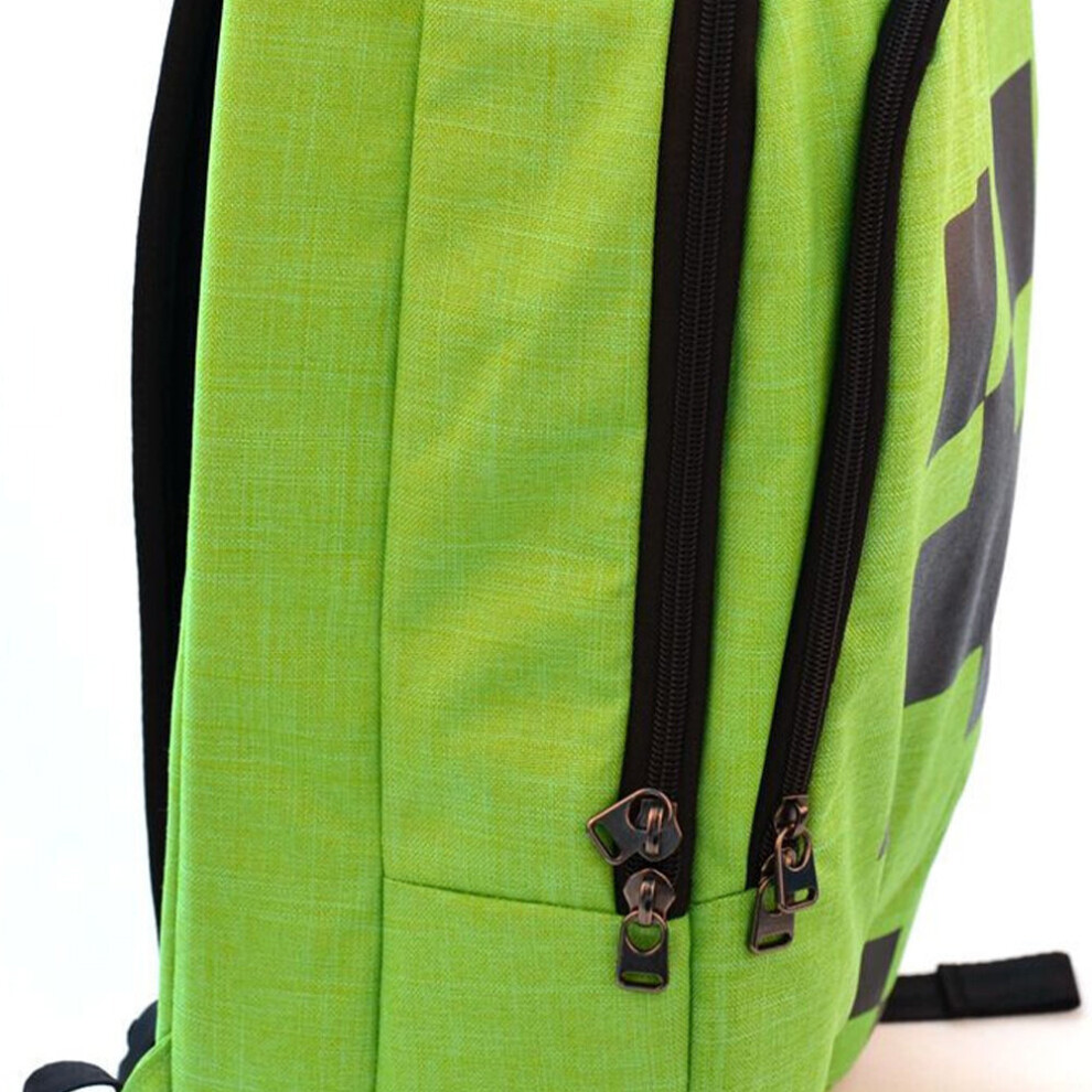 Minecraft Backpack Kids Adults School Bag Laptop Rucksack Large Capacity Casual Bags