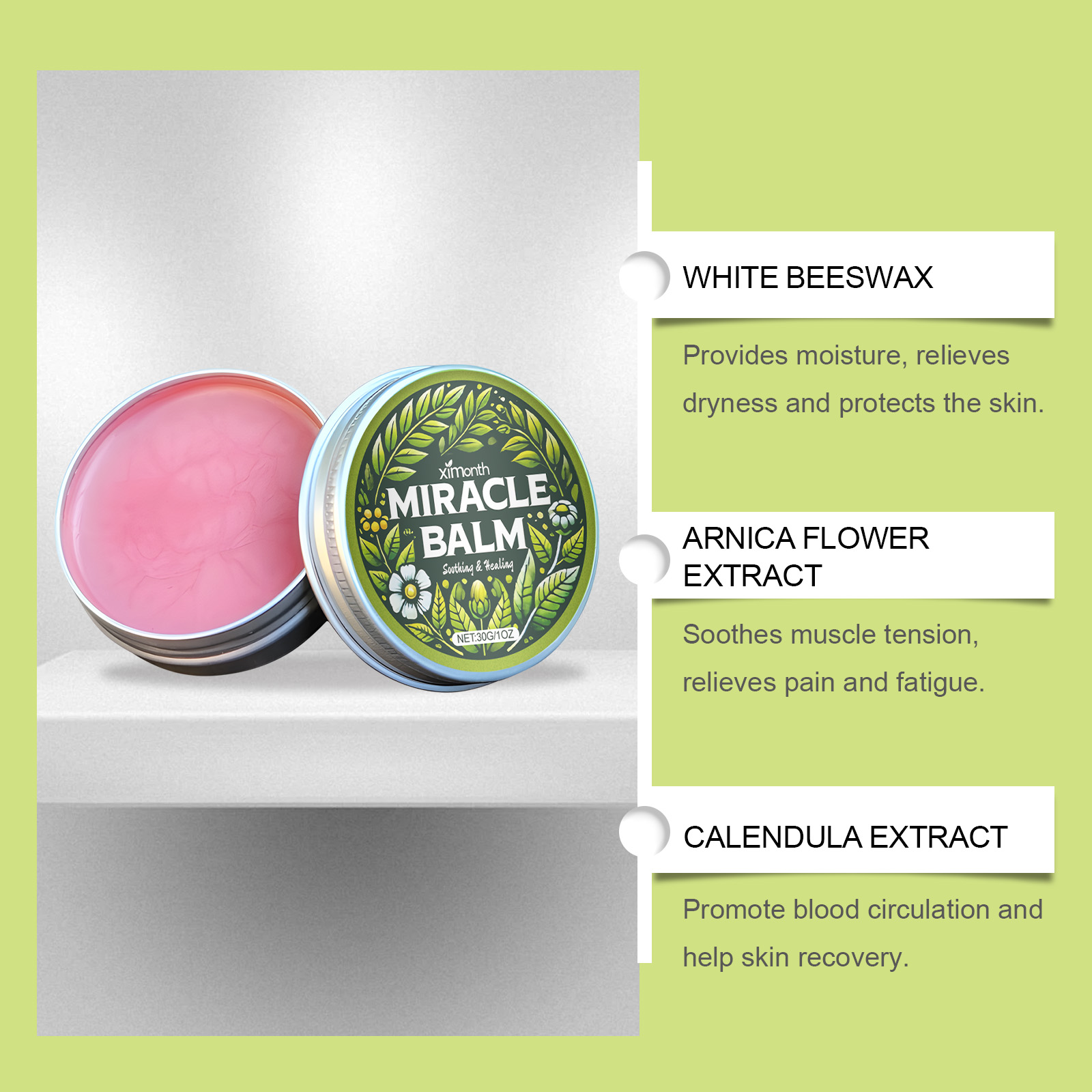 30g Soothing Joint Cream Full Body Joint Relief Relax Balm Improves Vitality Relieves Joint Discomfort Joint Care Miracle Balm