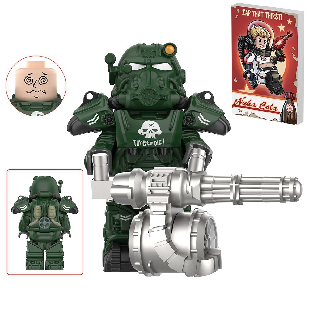 Kids Toys Soldiers Building Blocks Science Fiction Movie Minifigures with Armor Rewards for Children Christmas Birthday Gifts