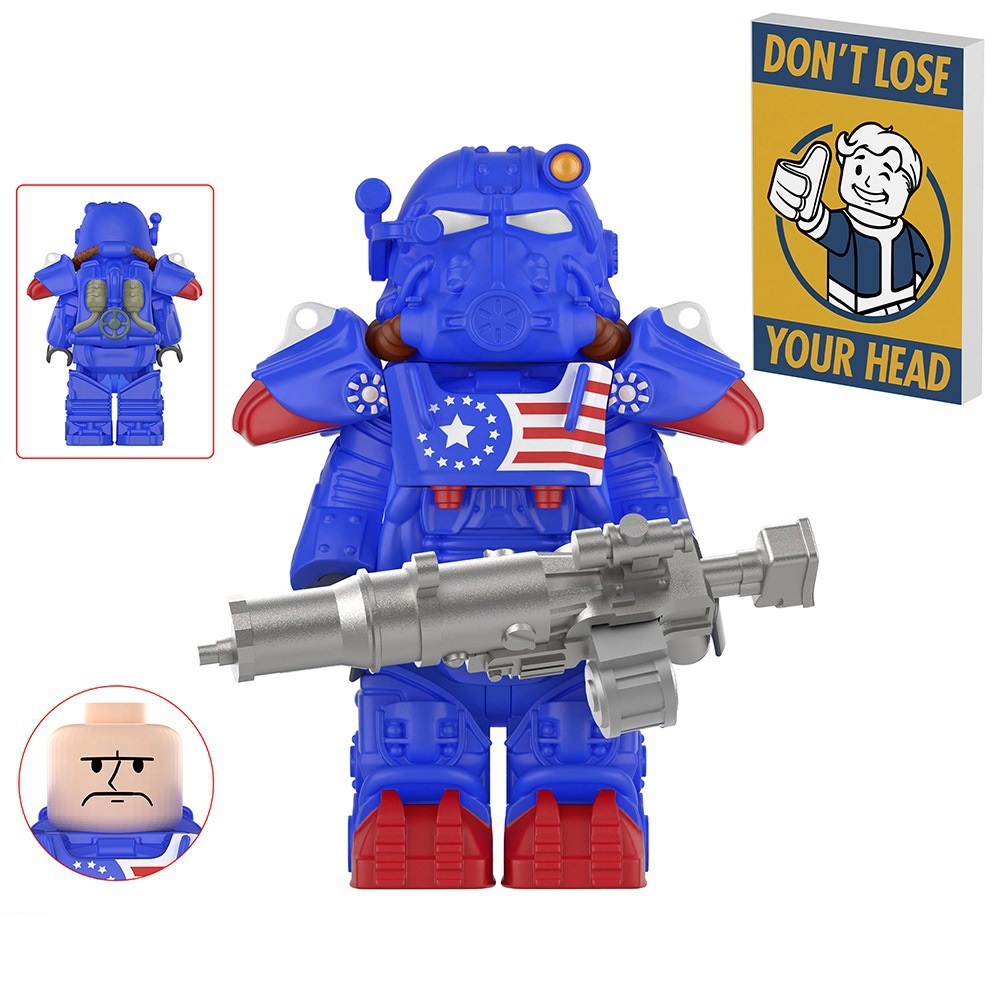 Kids Toys Soldiers Building Blocks Science Fiction Movie Minifigures with Armor Rewards for Children Christmas Birthday Gifts