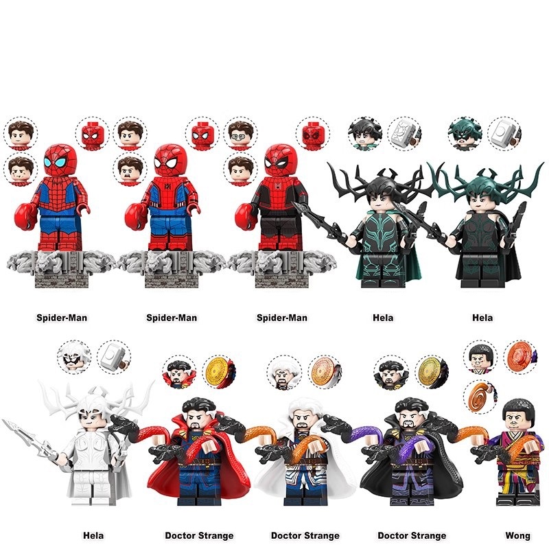 Kids Toys Super Hero Building Blocks Anime Venom Minifigures Fit Lego Gifts