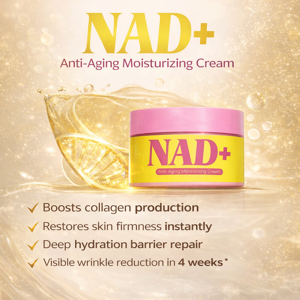 NAD Plus Anti Aging Moisturizing Cream For Hydrating Firming And Daily Skin Nourishing Face Treatment 50g