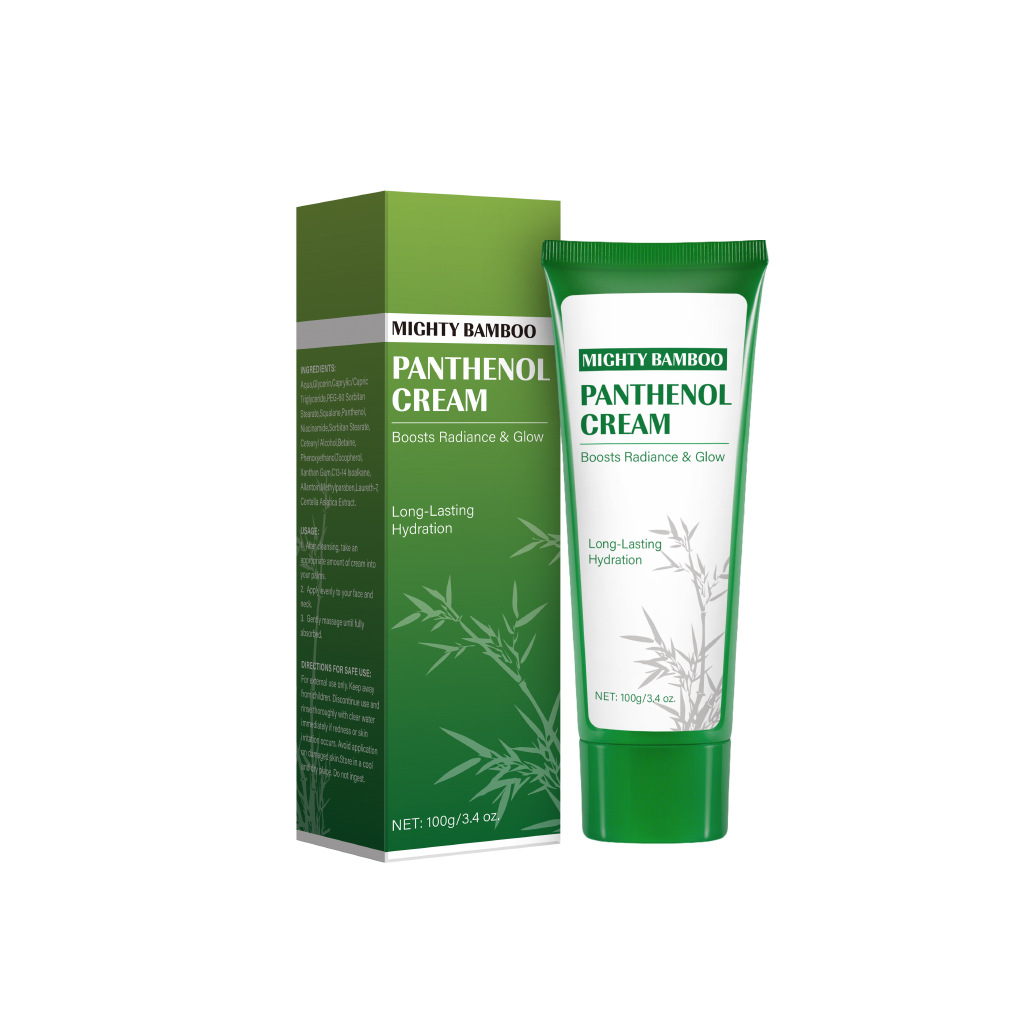 Bamboo Extract Panthenol Face Cream Firming Hydrating Brightening For Daily Skin Nourishment And Rejuvenation 100g