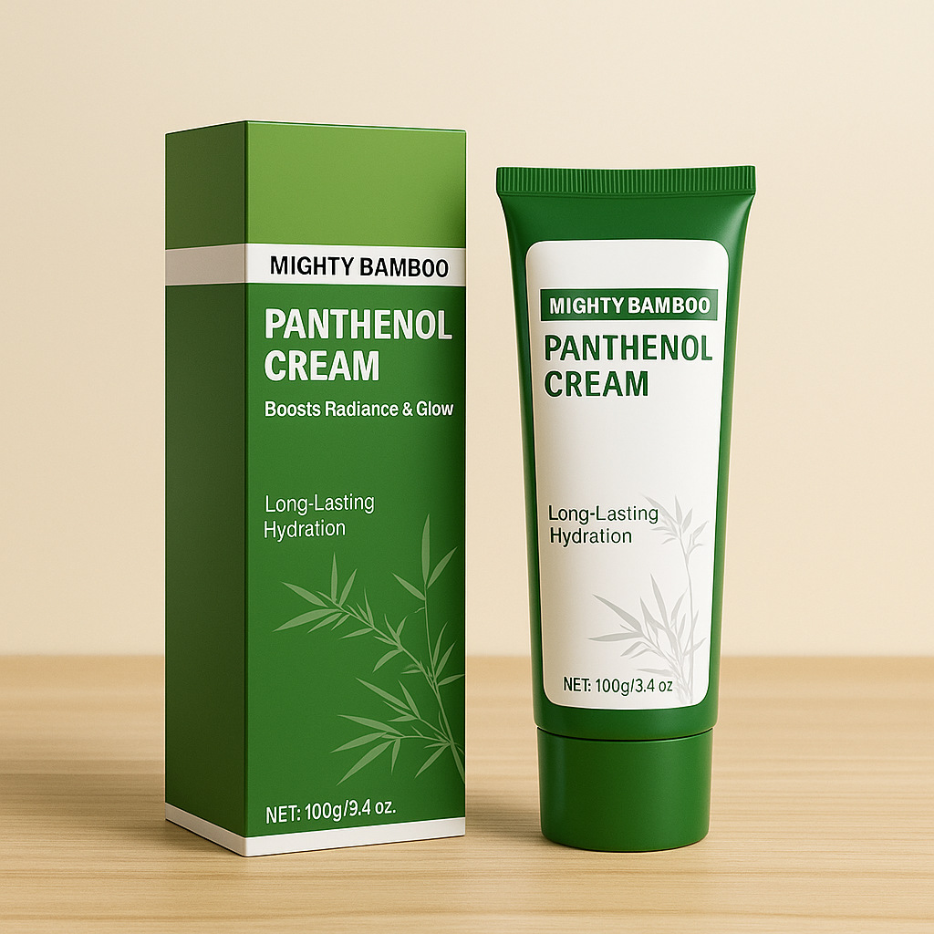 Bamboo Extract Panthenol Face Cream Firming Hydrating Brightening For Daily Skin Nourishment And Rejuvenation 100g