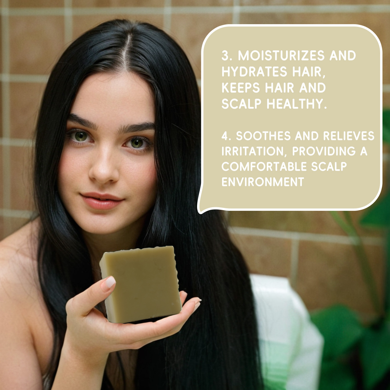 Chebe Shampoo Bar Deep Cleansing Frizz Control Nourishing For Dry Damaged Hair Daily Scalp And Hair Care 100g