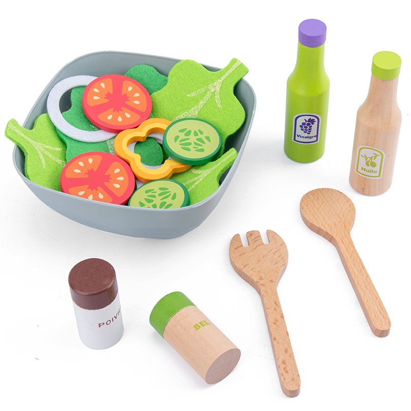 (MR Blender) Wooden Simulation Kitchen Toy Set Play House Early Education Toy Bread Machine Microwave Oven For Children's Christmas Gift