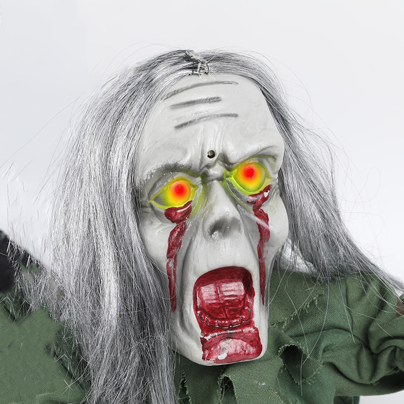 Halloween Voice Activated Prank Crawling Ghost Haunted House Device Voice Interactive Halloween Trick Toy Design
