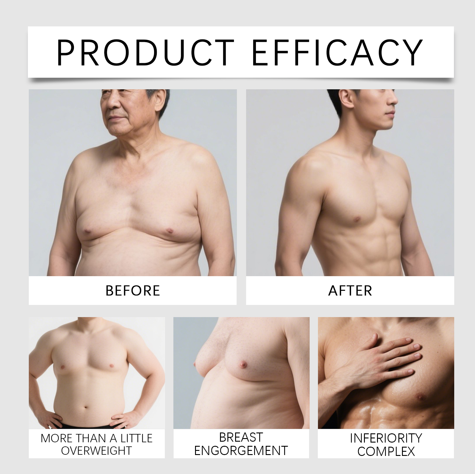Male Body Care Patch For Chest Skin Nourishing Light Elastic Soft Breathable Cozy Treatment Sticker