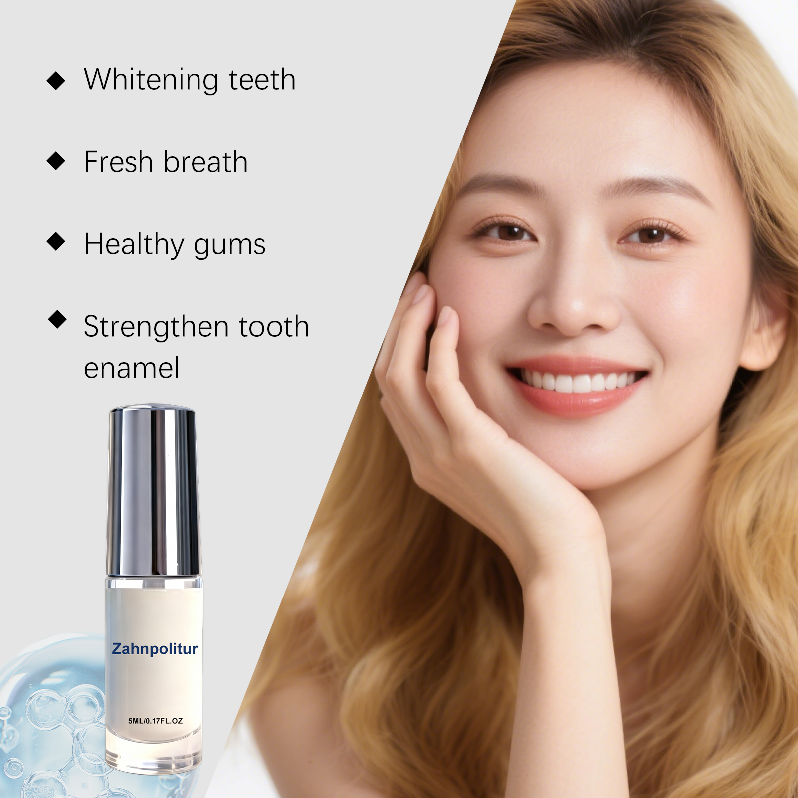 Dental Care Coating Mild Comfortable Protect Natural Bright Clean Fresh Fragrance Tooth Surface Gentle Soft Care