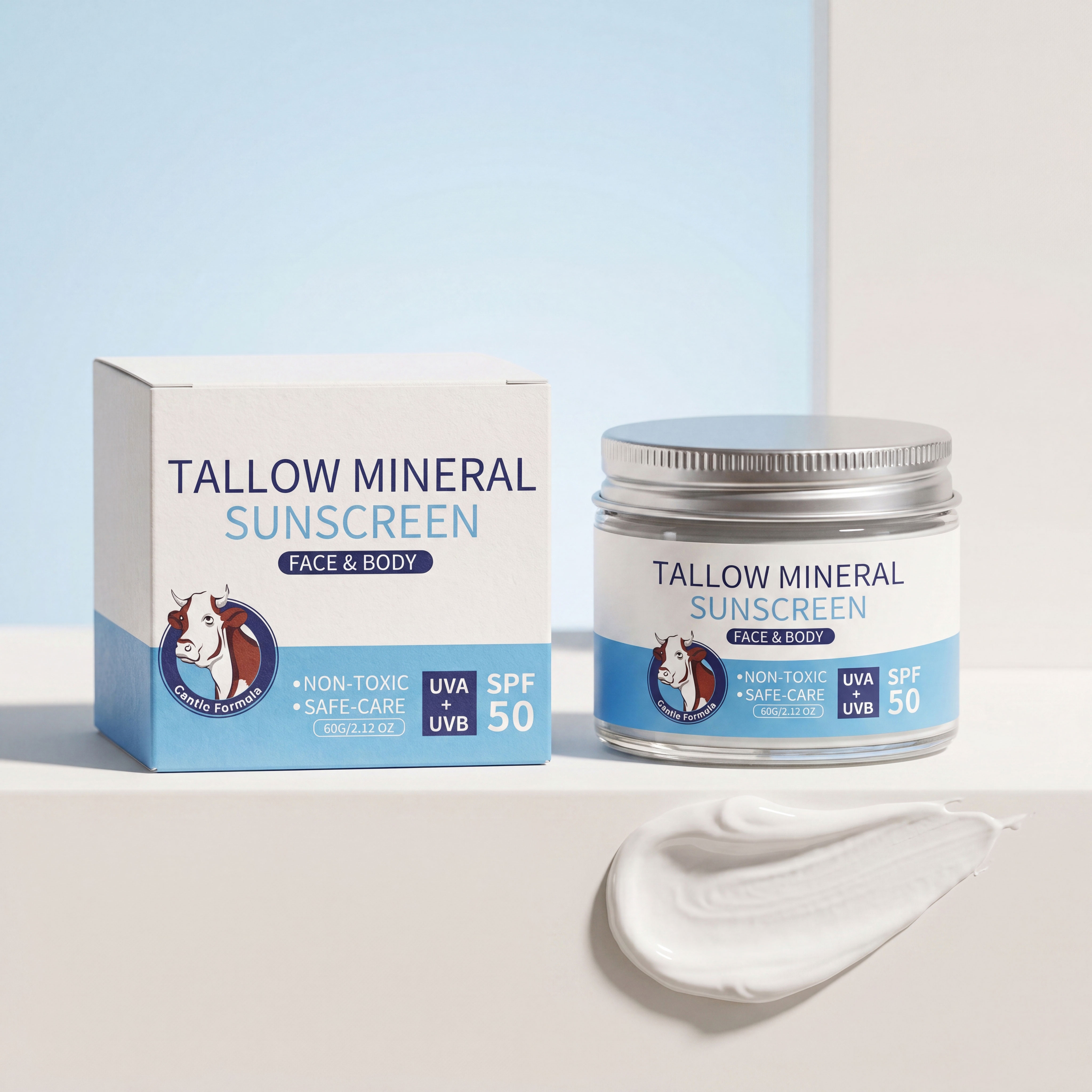 Soft Tallow Smooth Protection Cream Refreshing Non Sticky Light Hydrating Nourishing Summer Skin Outdoor Care Lotion