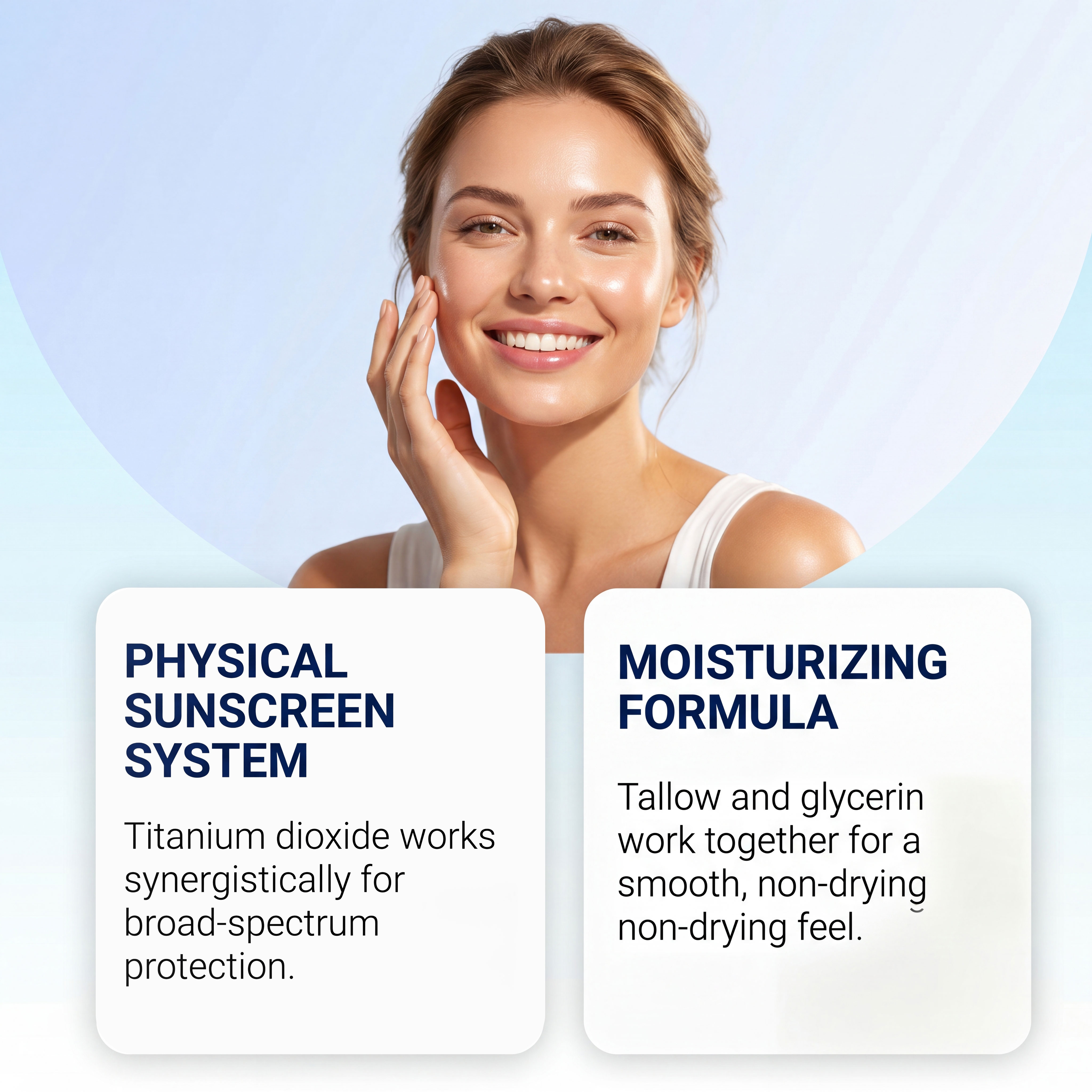 Soft Tallow Smooth Protection Cream Refreshing Non Sticky Light Hydrating Nourishing Summer Skin Outdoor Care Lotion