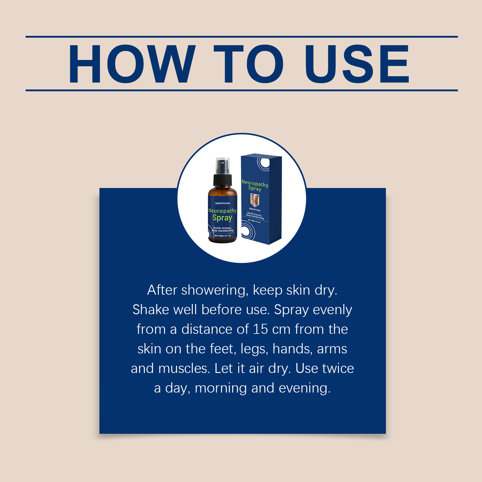 Body Massage Spray Mild Nourishing Soft Comfortable Whole Body Multiple Areas Joint Daily Care Protection