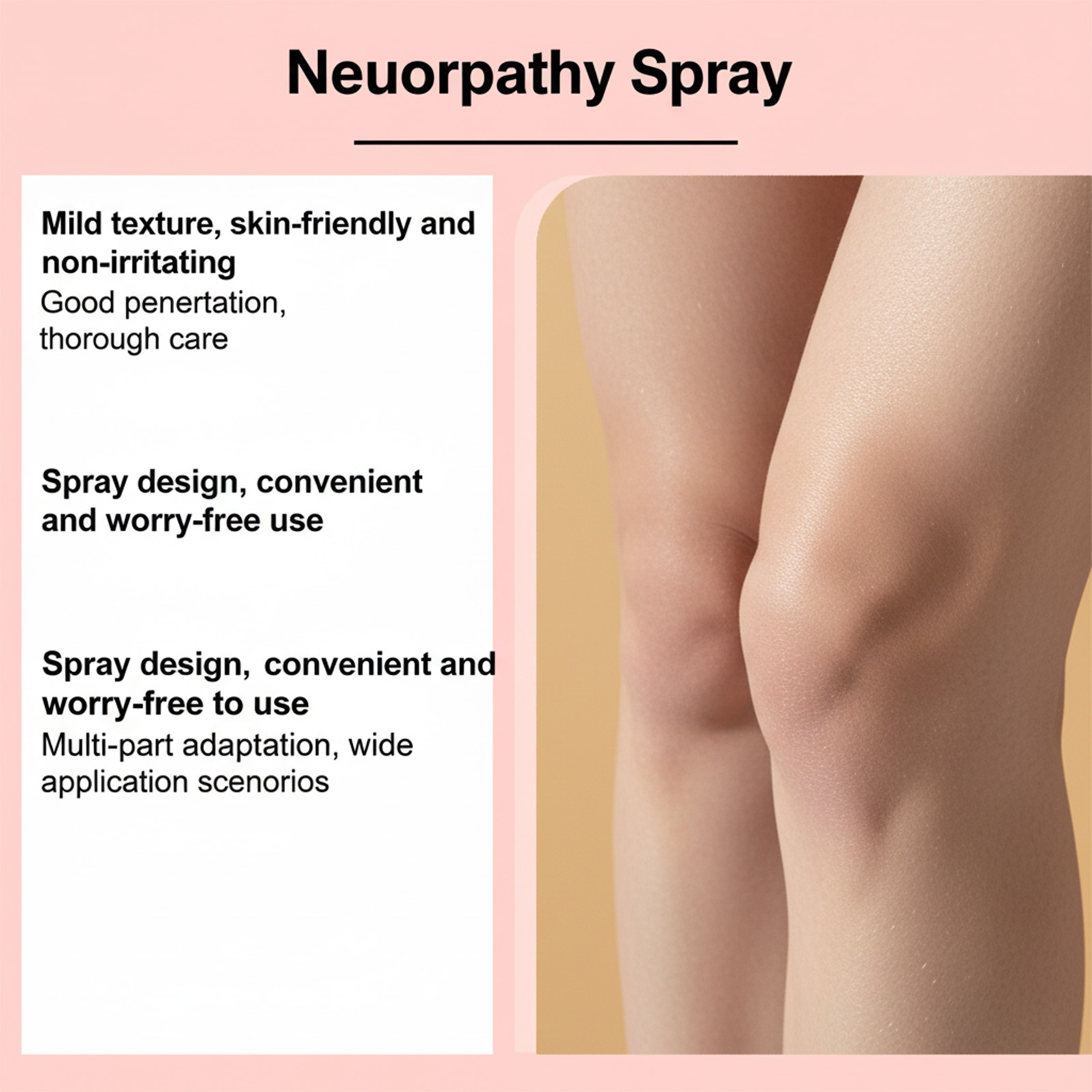 Body Massage Spray Mild Nourishing Soft Comfortable Whole Body Multiple Areas Joint Daily Care Protection