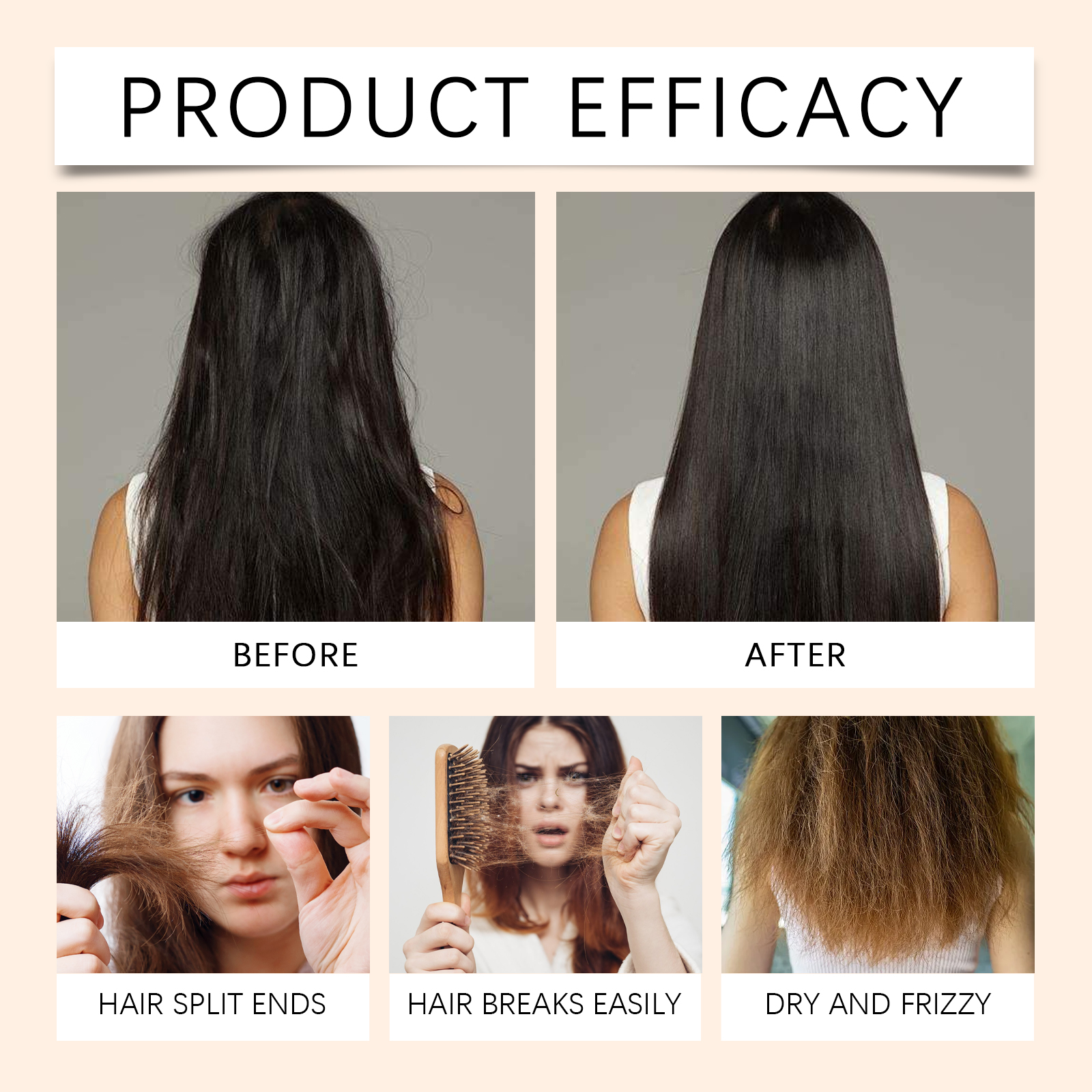 Keratin Nourishing Hair Mask Hydrating Moisturizing Smooth Shiny Fluffy Gentle Care Hair Conditioning For Tresses