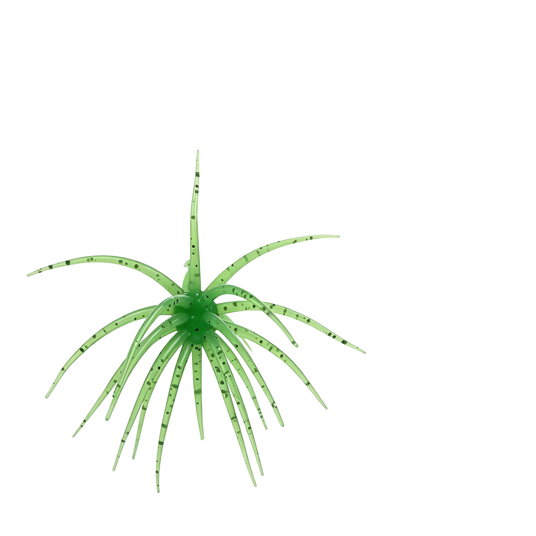 (Gold) Sea Urchin Shaped Soft Plastic Lure Bionic Design High Elastic Material Tear Resistant Fishing Tool Underwater Fish Angling