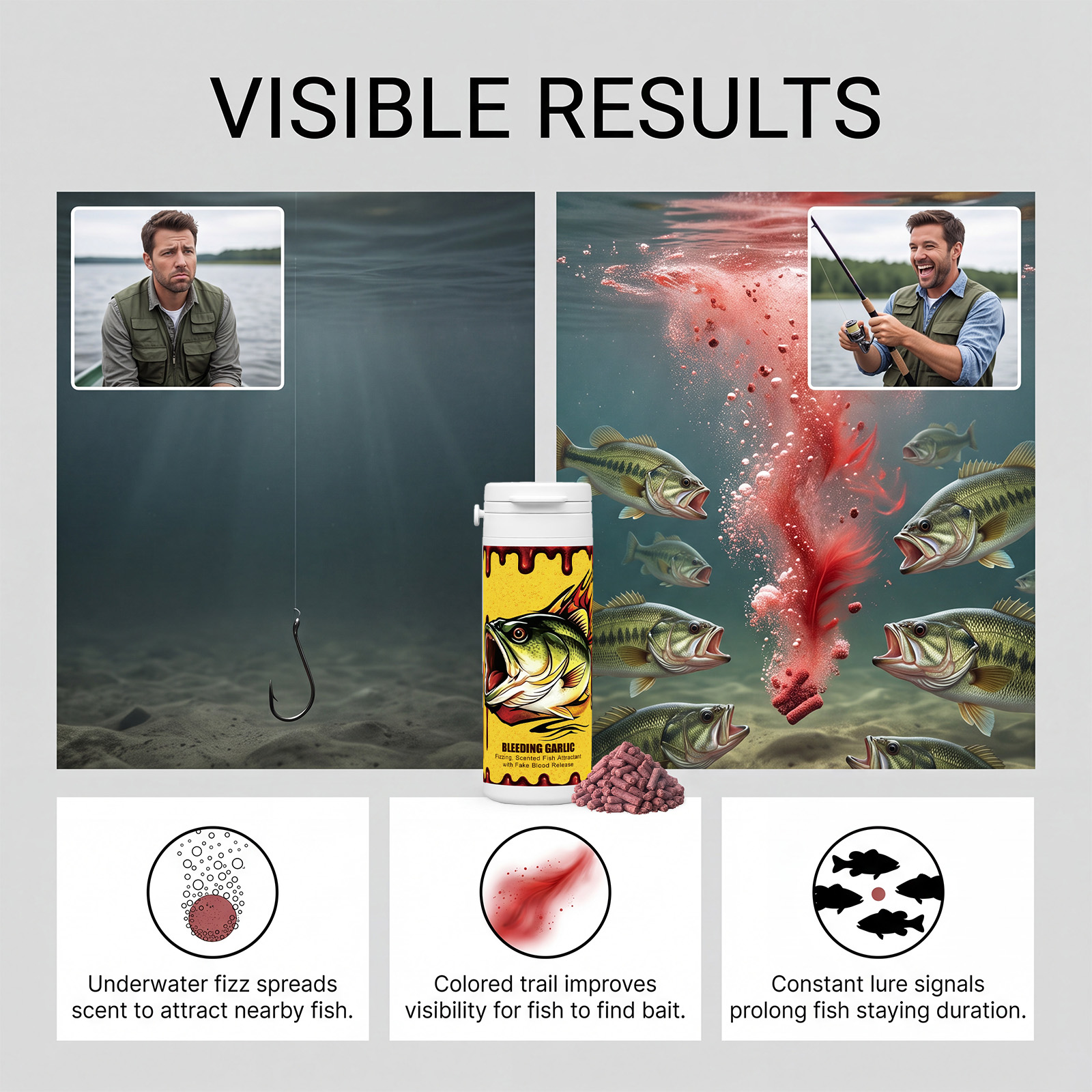 Fish Bait Feed For Angling Long Lasting All Season Universal Wild Fishing Leisure Angling Tackle