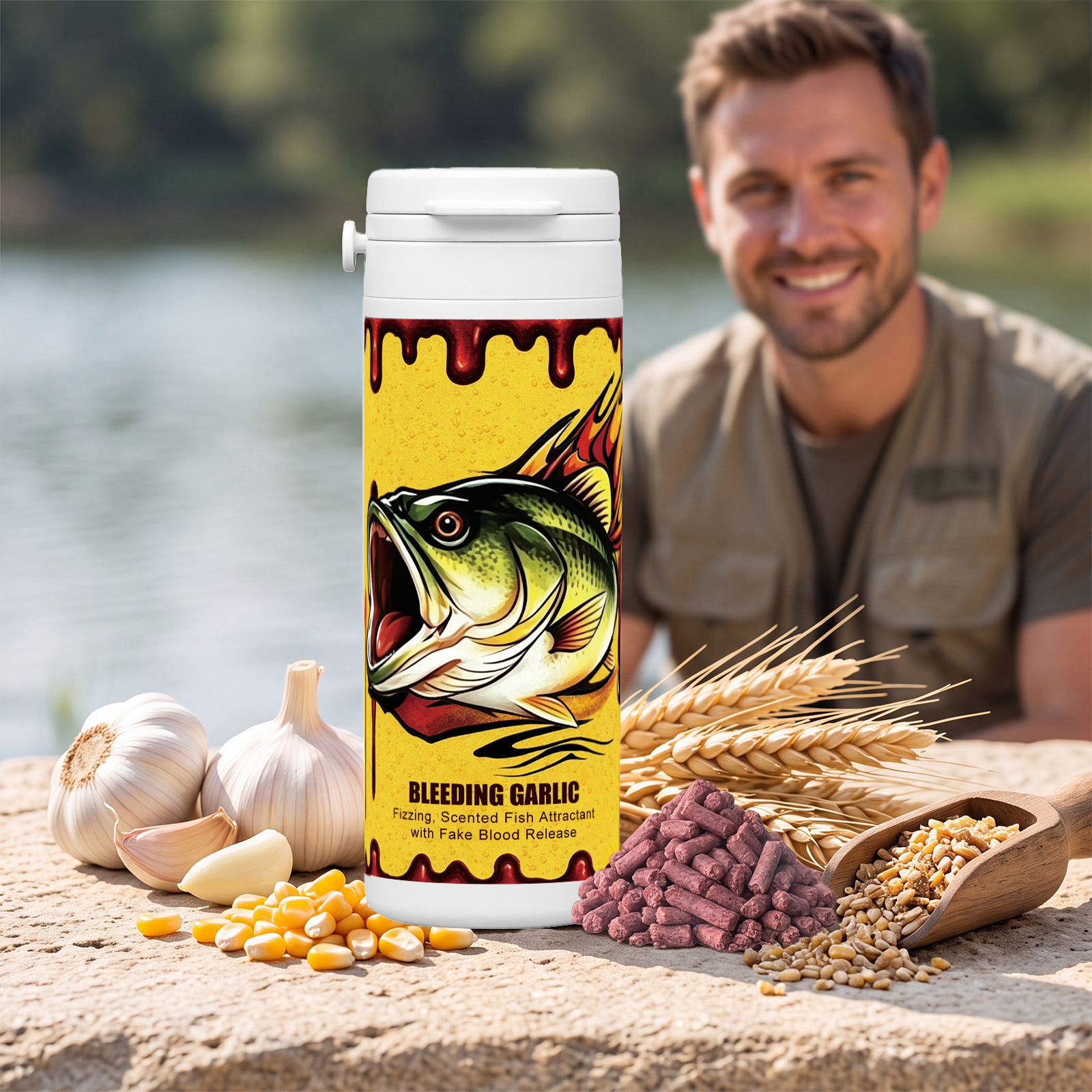 Fish Bait Feed For Angling Long Lasting All Season Universal Wild Fishing Leisure Angling Tackle