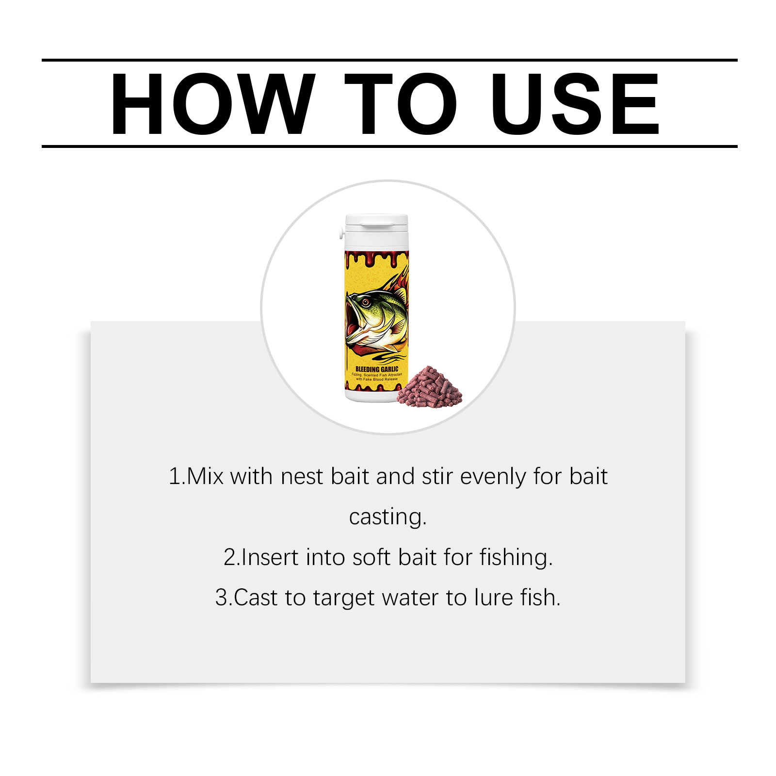 Fish Bait Feed For Angling Long Lasting All Season Universal Wild Fishing Leisure Angling Tackle