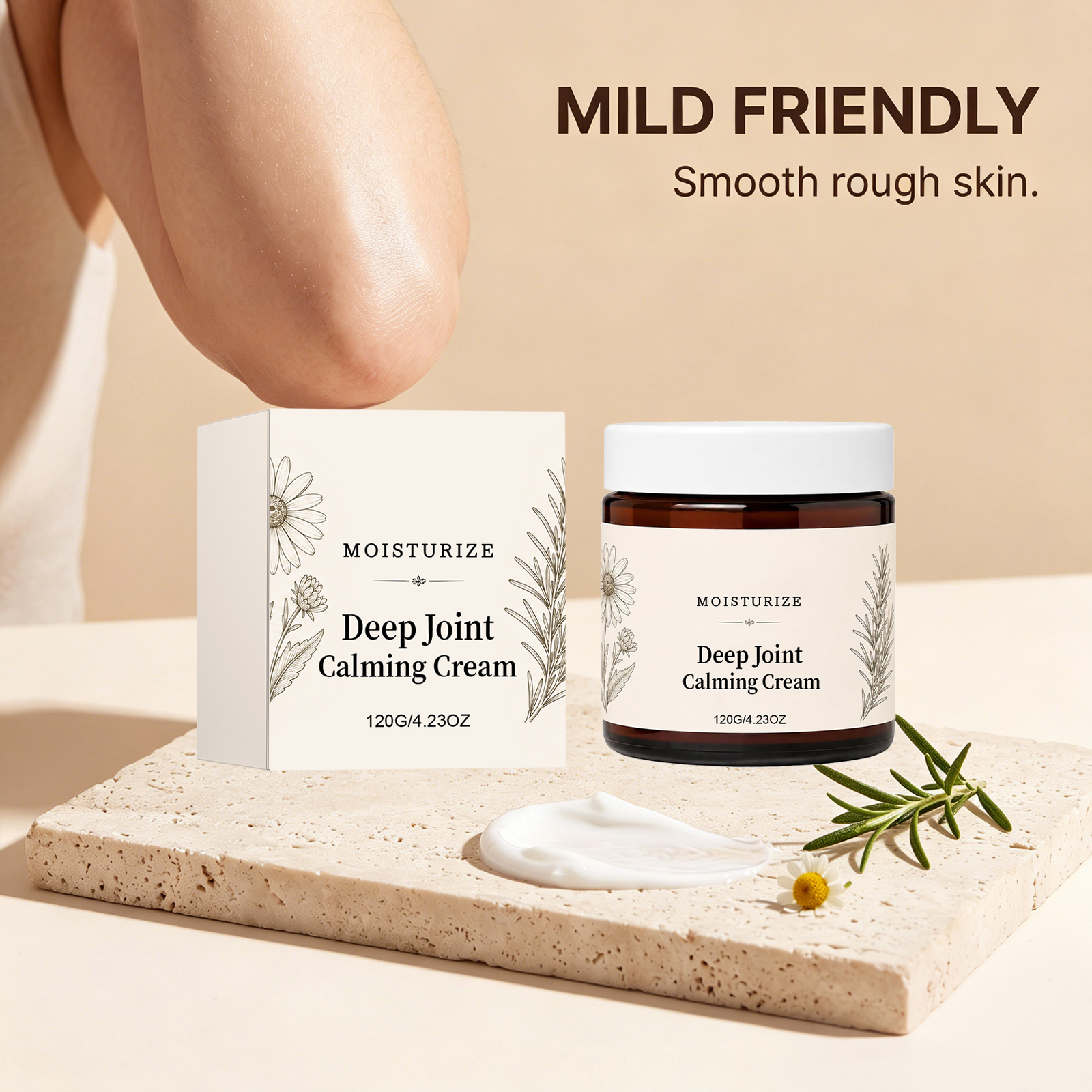 Joint Care Cream Mild Texture Light Application Non Sticky Local Skin Daily Body Care