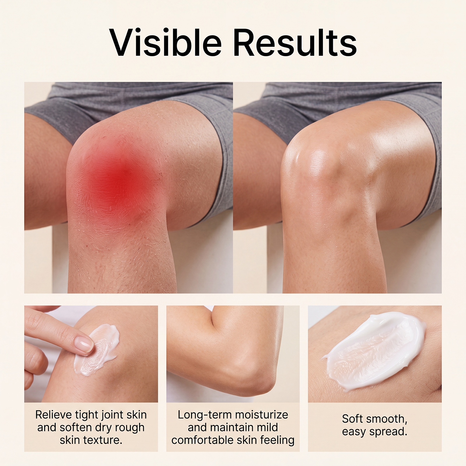 Joint Care Cream Mild Texture Light Application Non Sticky Local Skin Daily Body Care