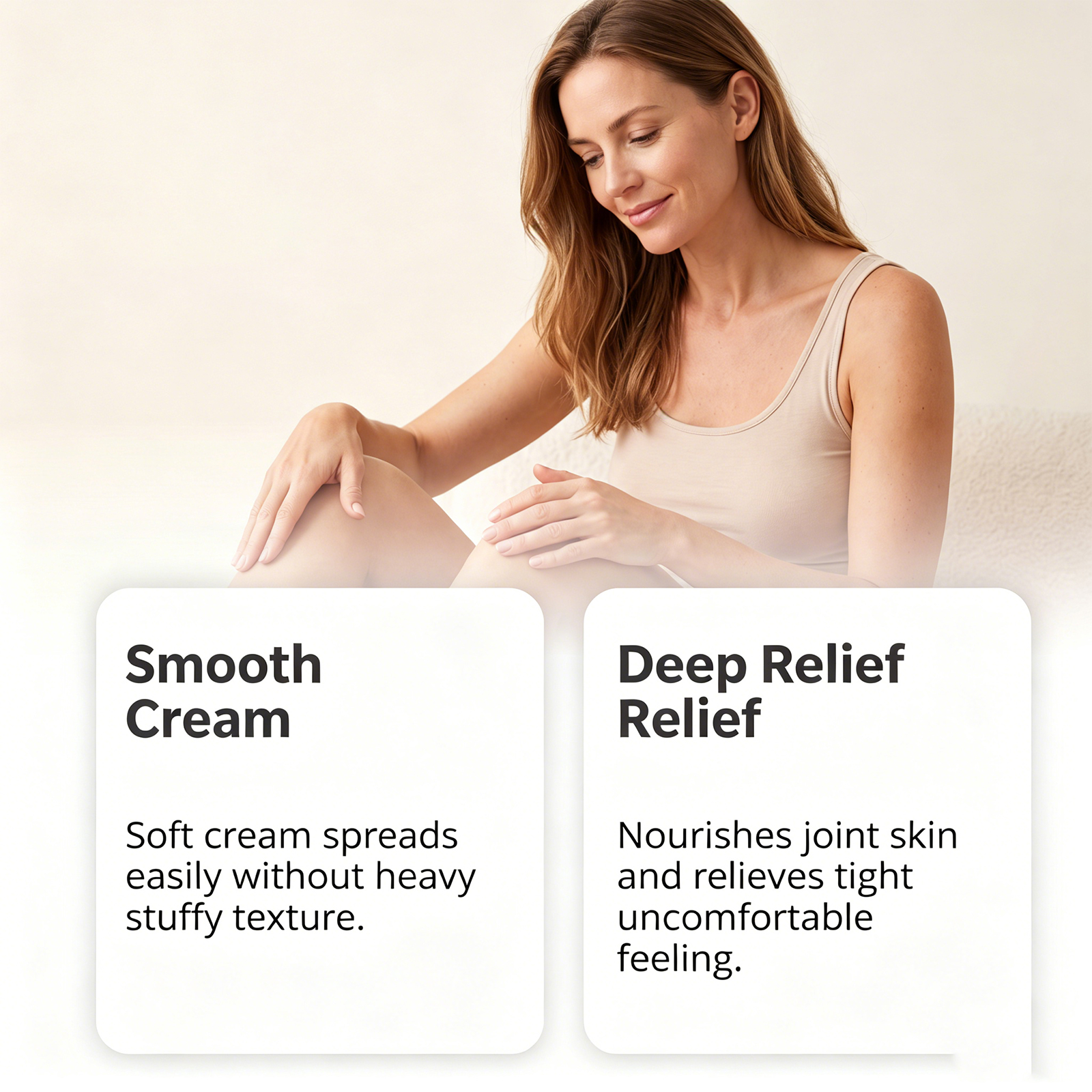Joint Care Cream Mild Texture Light Application Non Sticky Local Skin Daily Body Care